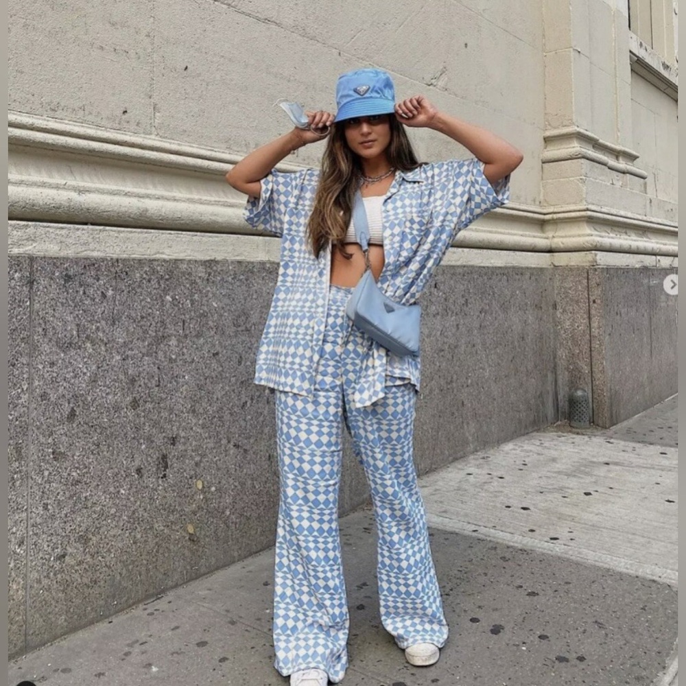 Zara silk top and bottom set
